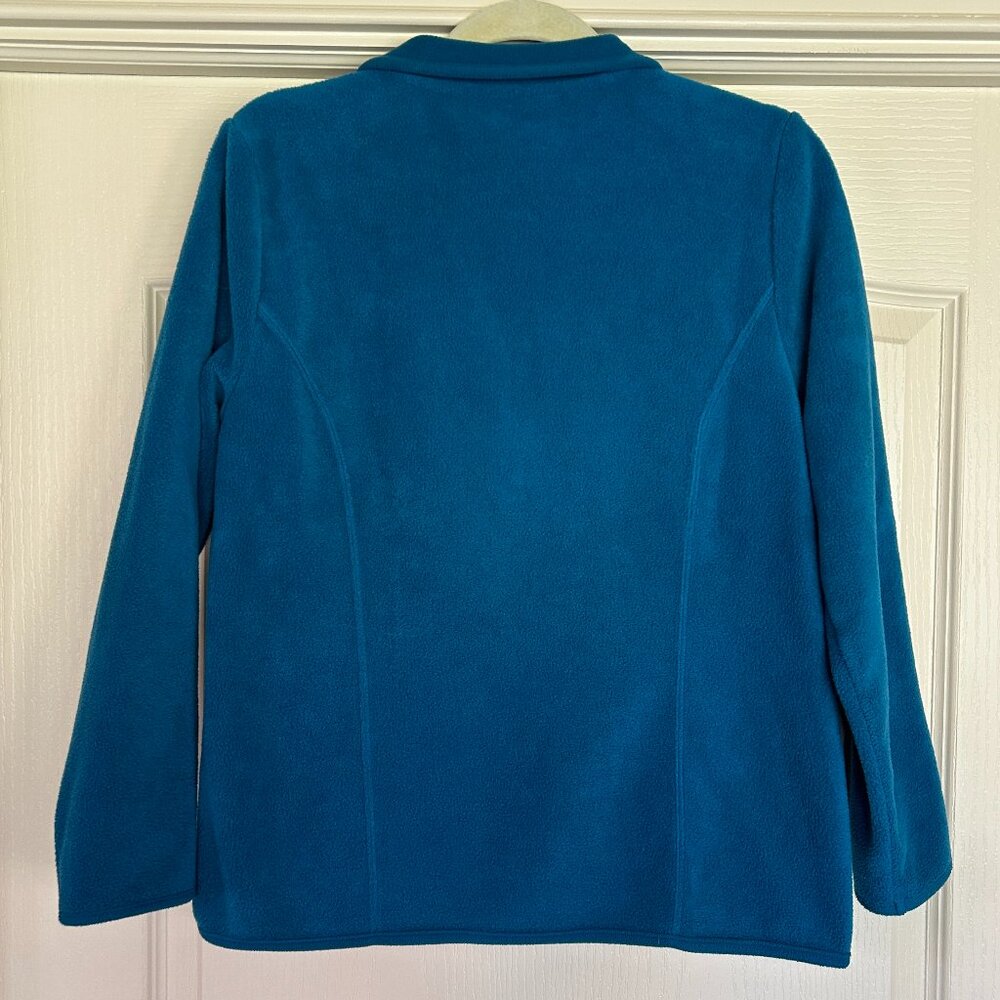 Karen Scott Sport Petites Fleece Jacket PM - Picture 2 of 6
